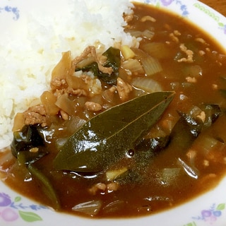 訳わかめカレー